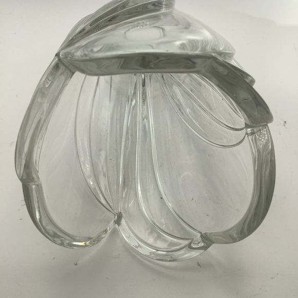 Large 10” Fluted Crystal Vase - Picture 11 of 14